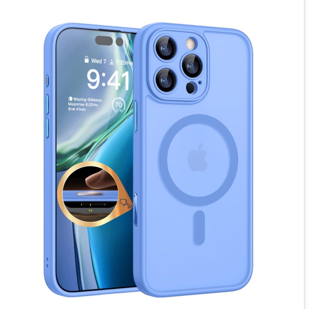 iPhone 16 PRO MAX Protective Case-Ultra Marine Blue